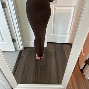 Zara Chocolate Brown Maxi Skirt